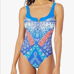 Ellen Tracy size 12 one piece swimsuit